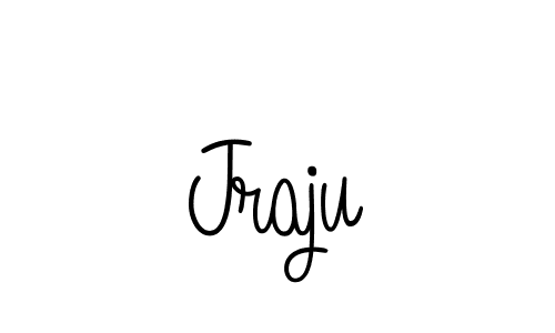 The best way (Angelique-Rose-font-FFP) to make a short signature is to pick only two or three words in your name. The name Jraju include a total of six letters. For converting this name. Jraju signature style 5 images and pictures png
