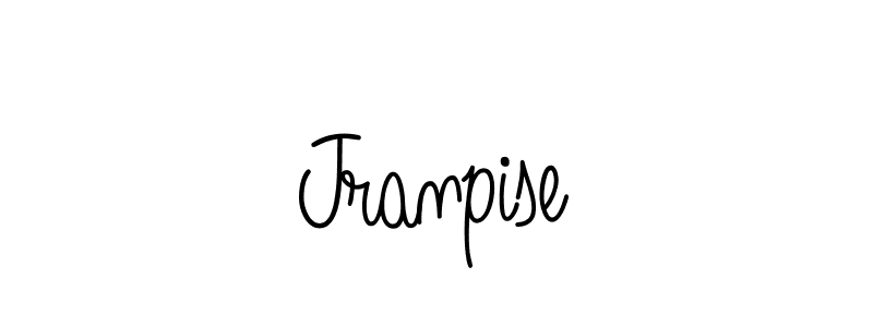 You should practise on your own different ways (Angelique-Rose-font-FFP) to write your name (Jranpise) in signature. don't let someone else do it for you. Jranpise signature style 5 images and pictures png