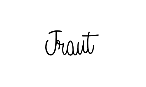 How to make Jraut name signature. Use Angelique-Rose-font-FFP style for creating short signs online. This is the latest handwritten sign. Jraut signature style 5 images and pictures png