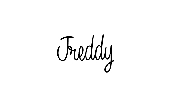 How to make Jreddy name signature. Use Angelique-Rose-font-FFP style for creating short signs online. This is the latest handwritten sign. Jreddy signature style 5 images and pictures png