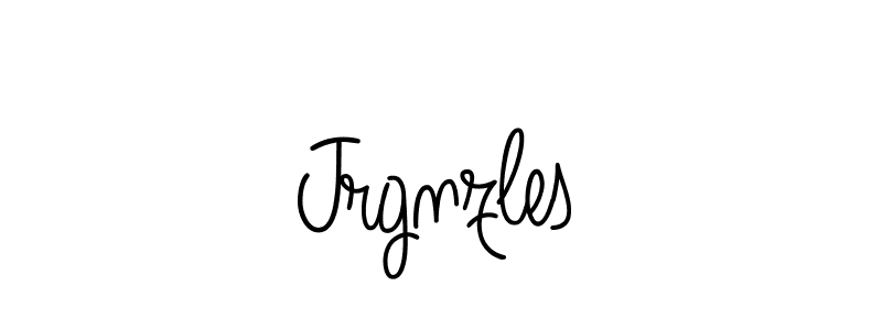 You should practise on your own different ways (Angelique-Rose-font-FFP) to write your name (Jrgnzles) in signature. don't let someone else do it for you. Jrgnzles signature style 5 images and pictures png