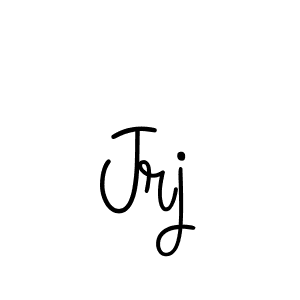 You should practise on your own different ways (Angelique-Rose-font-FFP) to write your name (Jrj) in signature. don't let someone else do it for you. Jrj signature style 5 images and pictures png