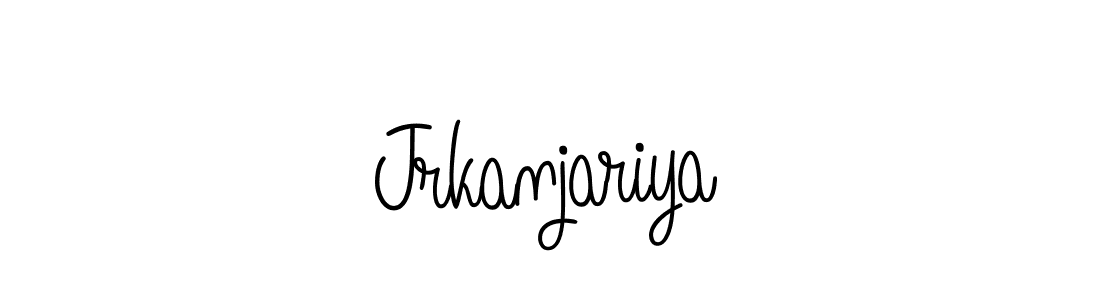 Also we have Jrkanjariya name is the best signature style. Create professional handwritten signature collection using Angelique-Rose-font-FFP autograph style. Jrkanjariya signature style 5 images and pictures png