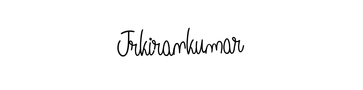 How to Draw Jrkirankumar signature style? Angelique-Rose-font-FFP is a latest design signature styles for name Jrkirankumar. Jrkirankumar signature style 5 images and pictures png