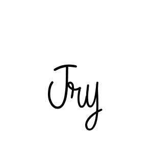 Also we have Jry name is the best signature style. Create professional handwritten signature collection using Angelique-Rose-font-FFP autograph style. Jry signature style 5 images and pictures png