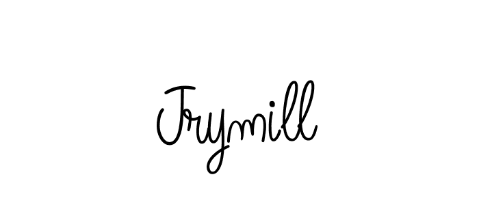 How to make Jrymill name signature. Use Angelique-Rose-font-FFP style for creating short signs online. This is the latest handwritten sign. Jrymill signature style 5 images and pictures png