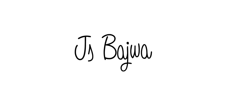 Use a signature maker to create a handwritten signature online. With this signature software, you can design (Angelique-Rose-font-FFP) your own signature for name Js Bajwa. Js Bajwa signature style 5 images and pictures png