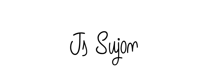 How to Draw Js Sujon signature style? Angelique-Rose-font-FFP is a latest design signature styles for name Js Sujon. Js Sujon signature style 5 images and pictures png