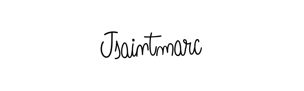 Make a beautiful signature design for name Jsaintmarc. With this signature (Angelique-Rose-font-FFP) style, you can create a handwritten signature for free. Jsaintmarc signature style 5 images and pictures png