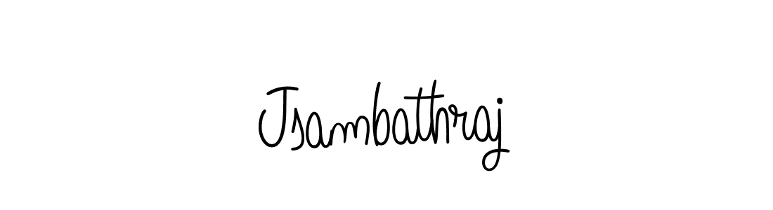 Jsambathraj stylish signature style. Best Handwritten Sign (Angelique-Rose-font-FFP) for my name. Handwritten Signature Collection Ideas for my name Jsambathraj. Jsambathraj signature style 5 images and pictures png