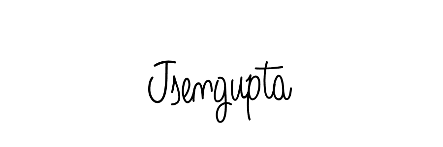 The best way (Angelique-Rose-font-FFP) to make a short signature is to pick only two or three words in your name. The name Jsengupta include a total of six letters. For converting this name. Jsengupta signature style 5 images and pictures png