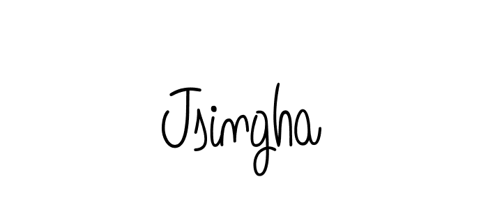 Also we have Jsingha name is the best signature style. Create professional handwritten signature collection using Angelique-Rose-font-FFP autograph style. Jsingha signature style 5 images and pictures png