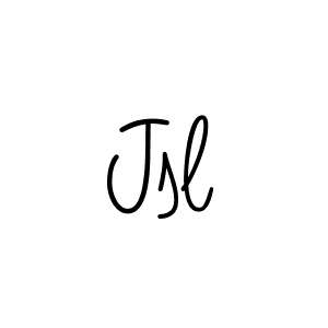 if you are searching for the best signature style for your name Jsl. so please give up your signature search. here we have designed multiple signature styles  using Angelique-Rose-font-FFP. Jsl signature style 5 images and pictures png