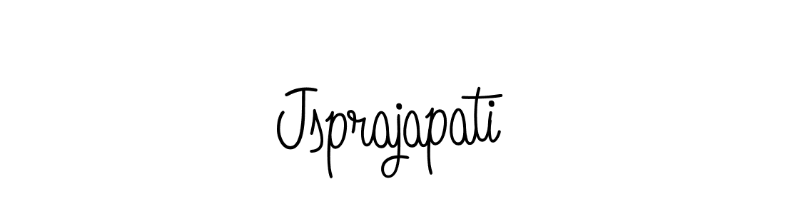 Design your own signature with our free online signature maker. With this signature software, you can create a handwritten (Angelique-Rose-font-FFP) signature for name Jsprajapati. Jsprajapati signature style 5 images and pictures png