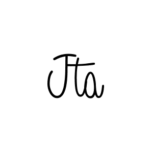 Best and Professional Signature Style for Jta. Angelique-Rose-font-FFP Best Signature Style Collection. Jta signature style 5 images and pictures png