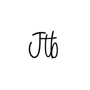 How to make Jtb name signature. Use Angelique-Rose-font-FFP style for creating short signs online. This is the latest handwritten sign. Jtb signature style 5 images and pictures png