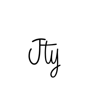 Make a beautiful signature design for name Jty. Use this online signature maker to create a handwritten signature for free. Jty signature style 5 images and pictures png