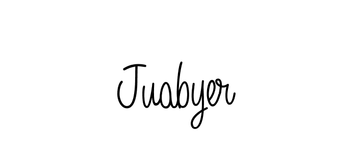 Also You can easily find your signature by using the search form. We will create Juabyer name handwritten signature images for you free of cost using Angelique-Rose-font-FFP sign style. Juabyer signature style 5 images and pictures png