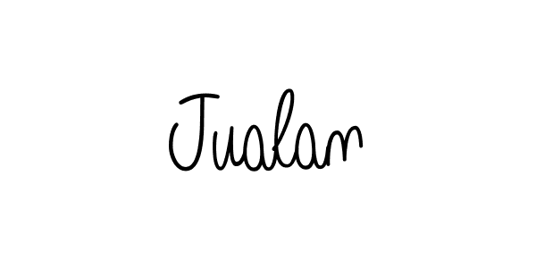 Jualan stylish signature style. Best Handwritten Sign (Angelique-Rose-font-FFP) for my name. Handwritten Signature Collection Ideas for my name Jualan. Jualan signature style 5 images and pictures png