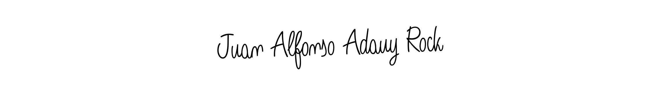 It looks lik you need a new signature style for name Juan Alfonso Adauy Rock. Design unique handwritten (Angelique-Rose-font-FFP) signature with our free signature maker in just a few clicks. Juan Alfonso Adauy Rock signature style 5 images and pictures png