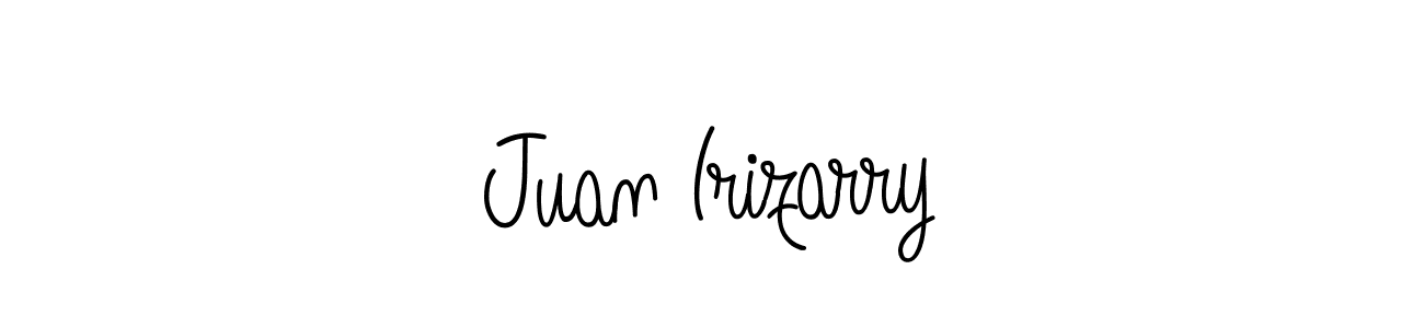 Use a signature maker to create a handwritten signature online. With this signature software, you can design (Angelique-Rose-font-FFP) your own signature for name Juan Irizarry. Juan Irizarry signature style 5 images and pictures png