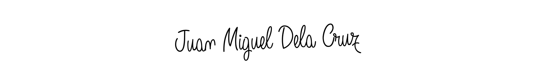 Similarly Angelique-Rose-font-FFP is the best handwritten signature design. Signature creator online .You can use it as an online autograph creator for name Juan Miguel Dela Cruz. Juan Miguel Dela Cruz signature style 5 images and pictures png