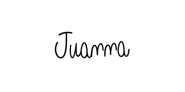 How to make Juanna signature? Angelique-Rose-font-FFP is a professional autograph style. Create handwritten signature for Juanna name. Juanna signature style 5 images and pictures png