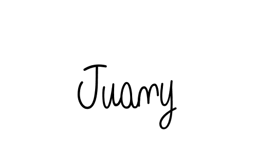 Create a beautiful signature design for name Juany. With this signature (Angelique-Rose-font-FFP) fonts, you can make a handwritten signature for free. Juany signature style 5 images and pictures png