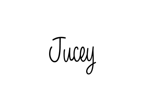 Make a beautiful signature design for name Jucey. With this signature (Angelique-Rose-font-FFP) style, you can create a handwritten signature for free. Jucey signature style 5 images and pictures png