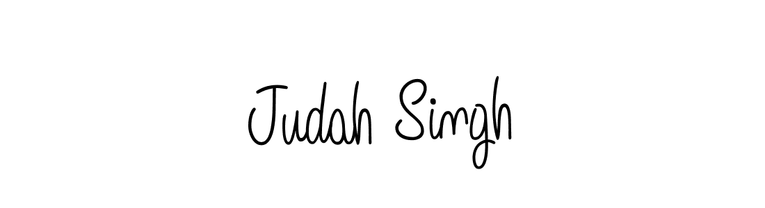 Judah Singh stylish signature style. Best Handwritten Sign (Angelique-Rose-font-FFP) for my name. Handwritten Signature Collection Ideas for my name Judah Singh. Judah Singh signature style 5 images and pictures png