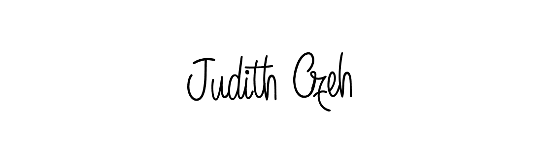 Use a signature maker to create a handwritten signature online. With this signature software, you can design (Angelique-Rose-font-FFP) your own signature for name Judith Czeh. Judith Czeh signature style 5 images and pictures png
