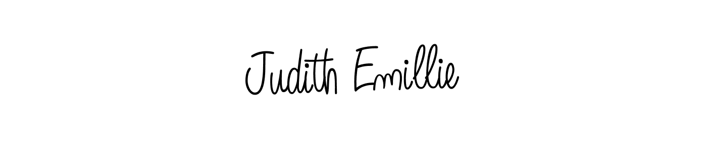 Also You can easily find your signature by using the search form. We will create Judith Emillie name handwritten signature images for you free of cost using Angelique-Rose-font-FFP sign style. Judith Emillie signature style 5 images and pictures png
