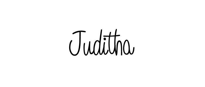 Make a beautiful signature design for name Juditha. With this signature (Angelique-Rose-font-FFP) style, you can create a handwritten signature for free. Juditha signature style 5 images and pictures png