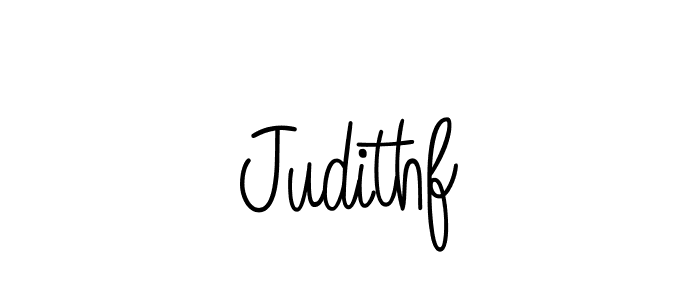 Use a signature maker to create a handwritten signature online. With this signature software, you can design (Angelique-Rose-font-FFP) your own signature for name Judithf. Judithf signature style 5 images and pictures png