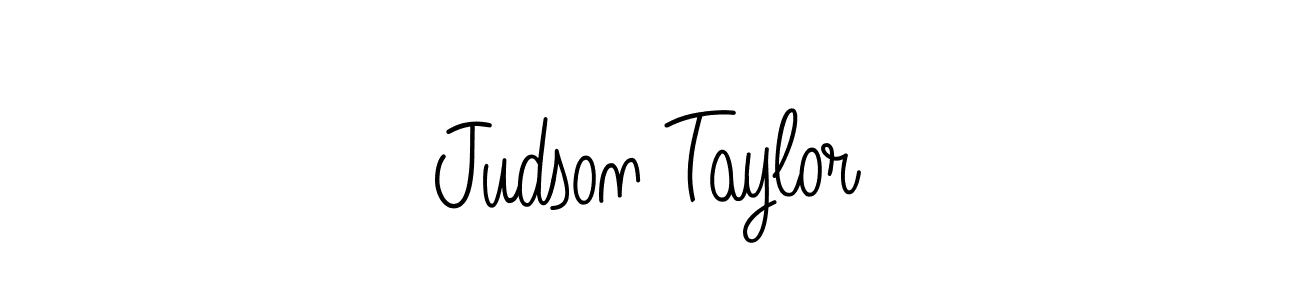 The best way (Angelique-Rose-font-FFP) to make a short signature is to pick only two or three words in your name. The name Judson Taylor include a total of six letters. For converting this name. Judson Taylor signature style 5 images and pictures png