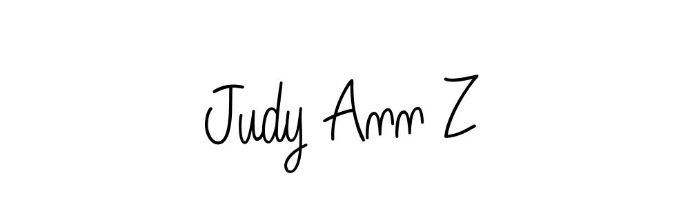 The best way (Angelique-Rose-font-FFP) to make a short signature is to pick only two or three words in your name. The name Judy Ann Z include a total of six letters. For converting this name. Judy Ann Z signature style 5 images and pictures png