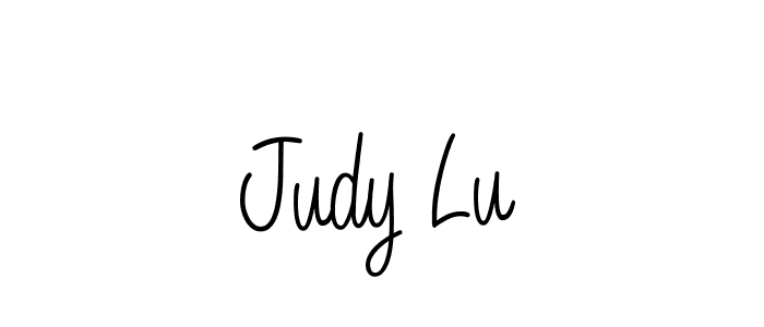 Once you've used our free online signature maker to create your best signature Angelique-Rose-font-FFP style, it's time to enjoy all of the benefits that Judy Lu name signing documents. Judy Lu signature style 5 images and pictures png