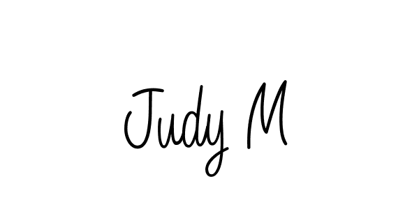 if you are searching for the best signature style for your name Judy M. so please give up your signature search. here we have designed multiple signature styles  using Angelique-Rose-font-FFP. Judy M signature style 5 images and pictures png