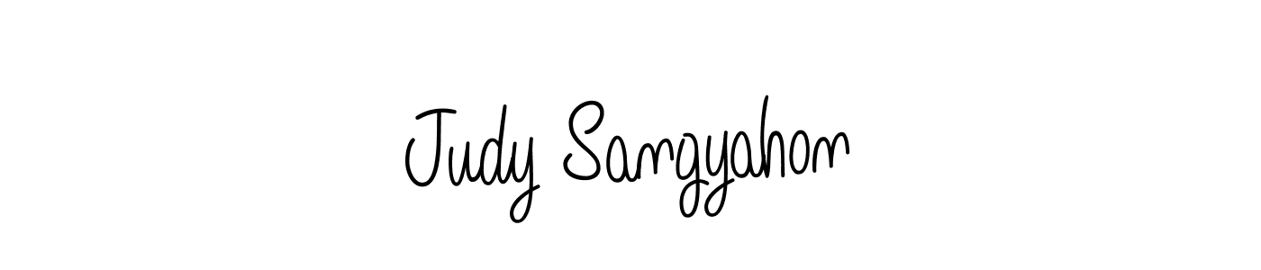 Similarly Angelique-Rose-font-FFP is the best handwritten signature design. Signature creator online .You can use it as an online autograph creator for name Judy Sangyahon. Judy Sangyahon signature style 5 images and pictures png