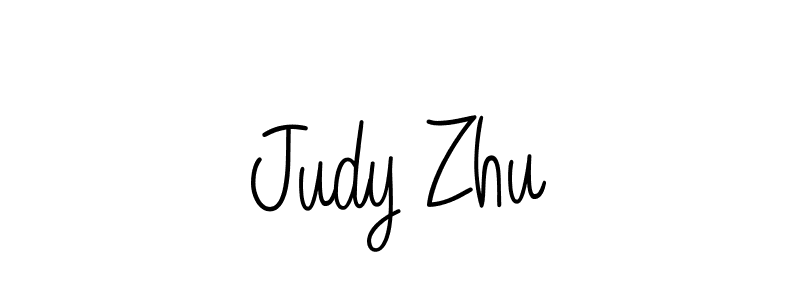 Use a signature maker to create a handwritten signature online. With this signature software, you can design (Angelique-Rose-font-FFP) your own signature for name Judy Zhu. Judy Zhu signature style 5 images and pictures png