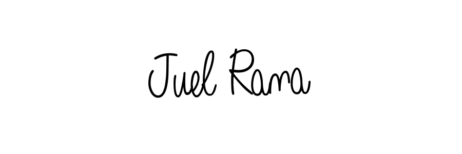 Angelique-Rose-font-FFP is a professional signature style that is perfect for those who want to add a touch of class to their signature. It is also a great choice for those who want to make their signature more unique. Get Juel Rana name to fancy signature for free. Juel Rana signature style 5 images and pictures png