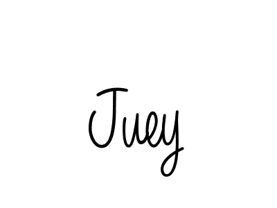 The best way (Angelique-Rose-font-FFP) to make a short signature is to pick only two or three words in your name. The name Juey include a total of six letters. For converting this name. Juey signature style 5 images and pictures png