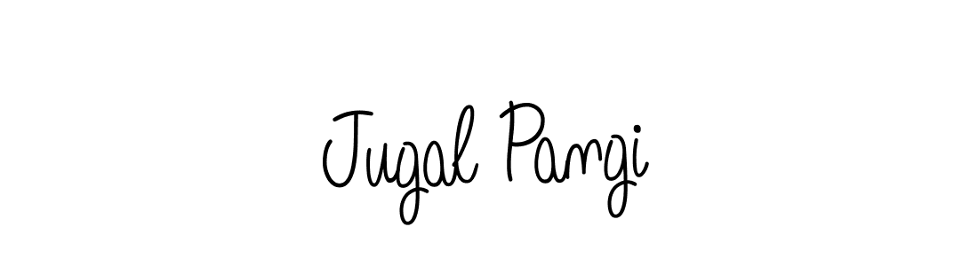 Best and Professional Signature Style for Jugal Pangi. Angelique-Rose-font-FFP Best Signature Style Collection. Jugal Pangi signature style 5 images and pictures png