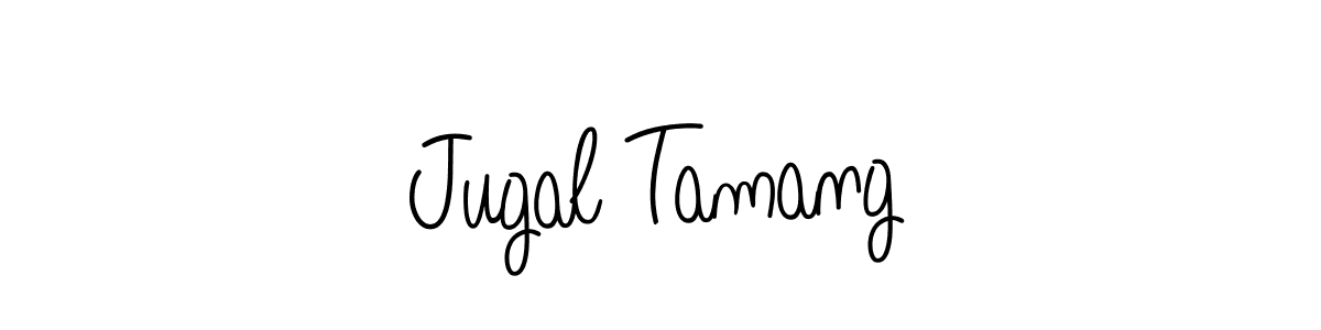 Best and Professional Signature Style for Jugal Tamang. Angelique-Rose-font-FFP Best Signature Style Collection. Jugal Tamang signature style 5 images and pictures png