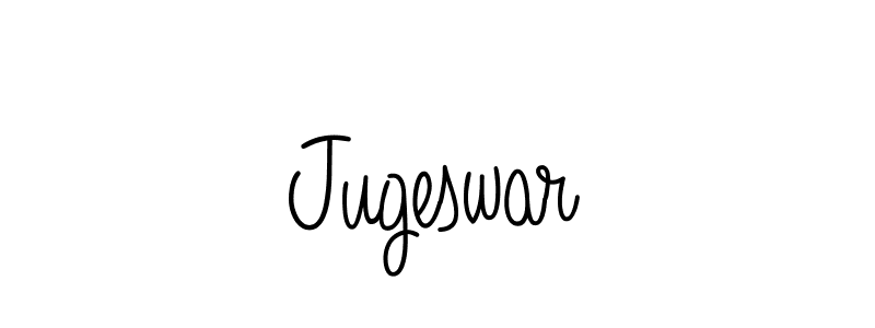 How to make Jugeswar signature? Angelique-Rose-font-FFP is a professional autograph style. Create handwritten signature for Jugeswar name. Jugeswar signature style 5 images and pictures png