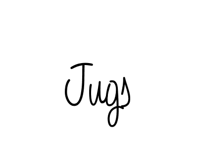 Jugs stylish signature style. Best Handwritten Sign (Angelique-Rose-font-FFP) for my name. Handwritten Signature Collection Ideas for my name Jugs. Jugs signature style 5 images and pictures png