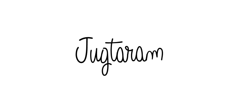 Design your own signature with our free online signature maker. With this signature software, you can create a handwritten (Angelique-Rose-font-FFP) signature for name Jugtaram. Jugtaram signature style 5 images and pictures png