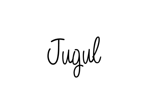 Jugul stylish signature style. Best Handwritten Sign (Angelique-Rose-font-FFP) for my name. Handwritten Signature Collection Ideas for my name Jugul. Jugul signature style 5 images and pictures png