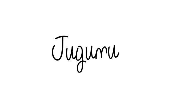 How to Draw Jugunu signature style? Angelique-Rose-font-FFP is a latest design signature styles for name Jugunu. Jugunu signature style 5 images and pictures png