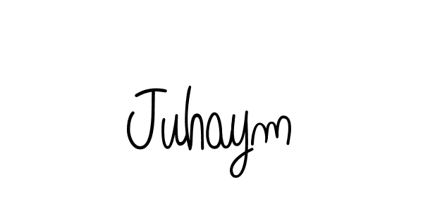 Design your own signature with our free online signature maker. With this signature software, you can create a handwritten (Angelique-Rose-font-FFP) signature for name Juhaym. Juhaym signature style 5 images and pictures png